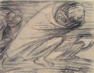 Ernst Barlach: Il fuggitivo, anno 1918-19 circa